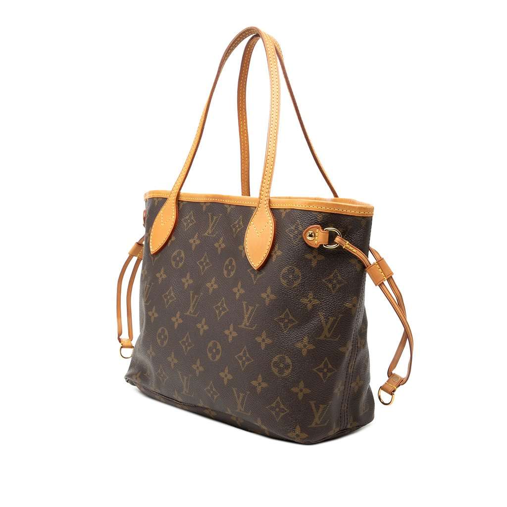 Louis Vuitton Monogram Neverfull PM Brown Very good - Back View