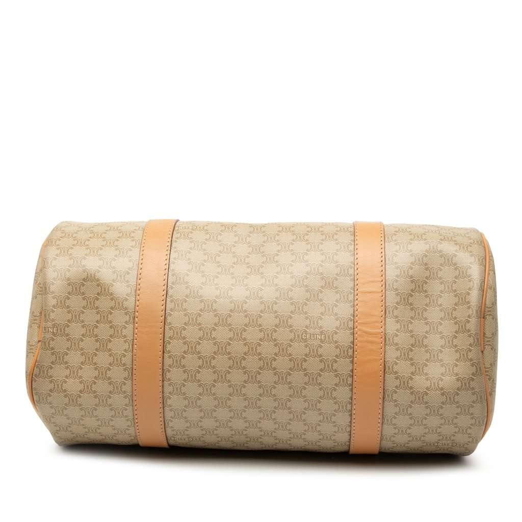 Celine Macadam Coated Canvas Shoulder Bag Beige Very good condition - Inside View