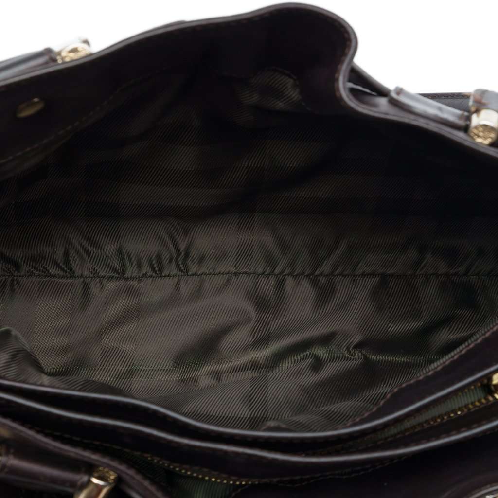 Burberry Baby Quilted Leather Beaton Handbag Brown Leather Very good condition - Model View