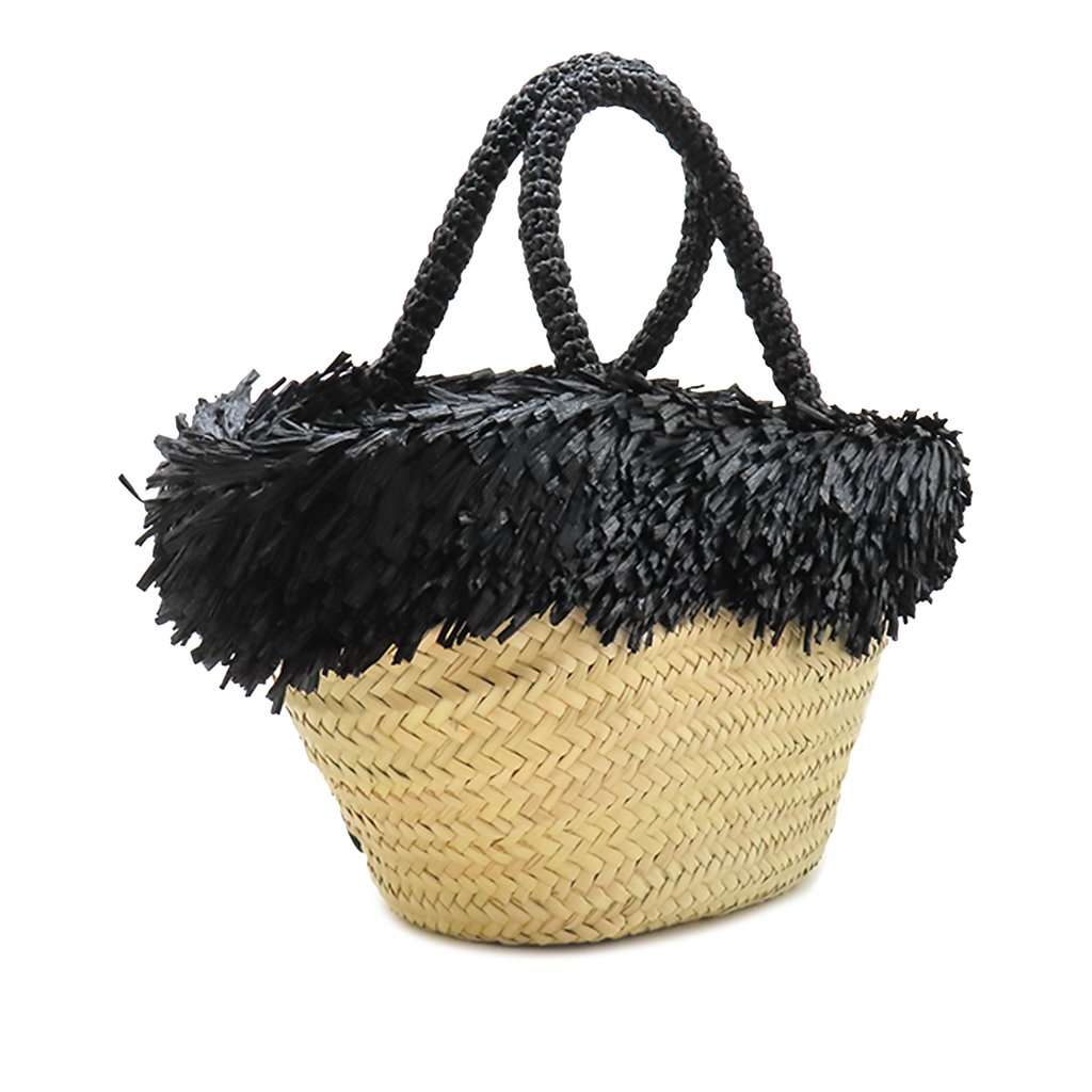Miu Miu Raffia Basket Tote Beige Very good condition - Back View