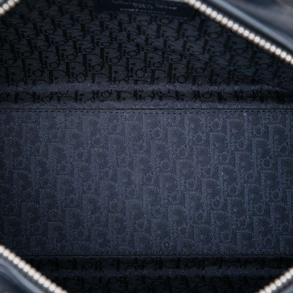 Dior Large Lambskin Cannage Lady Dior Blue Leather Very good condition - Model View