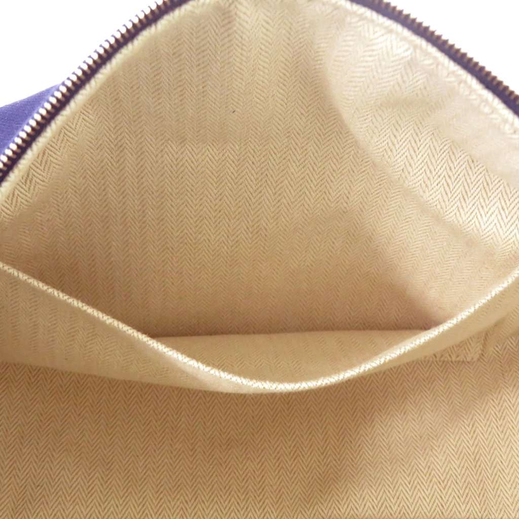 Hermès Small Toile Bride A Brac Case Blue Very good condition - Box View