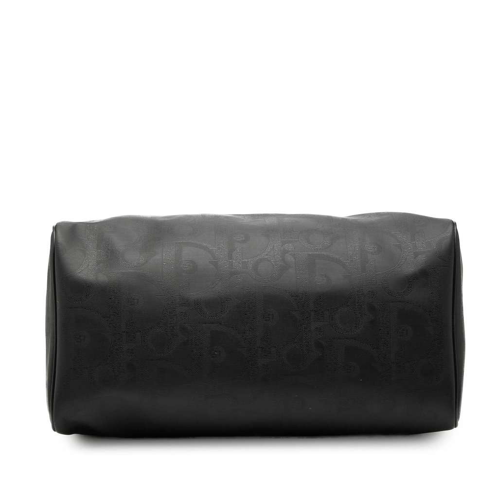 Dior Diorissimo Trotter Coated Canvas Travel Bag Black Very good condition - Inside View