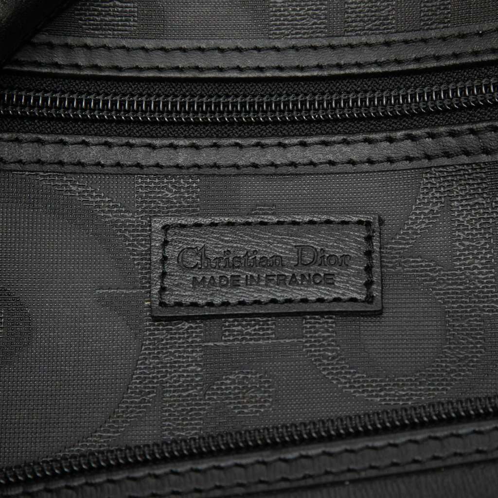 Dior Diorissimo Trotter Coated Canvas Travel Bag Black Very good condition - Box View