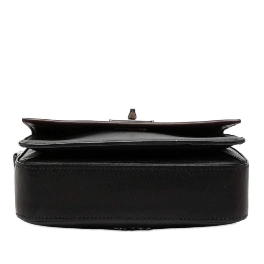 Prada Bicolor City Calf Satchel Black Leather Very good condition - Inside View