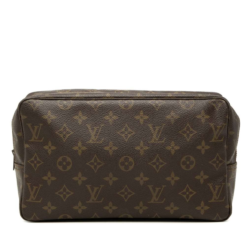 Louis Vuitton Monogram Trousse Toilette 28 Brown Very good - Front View