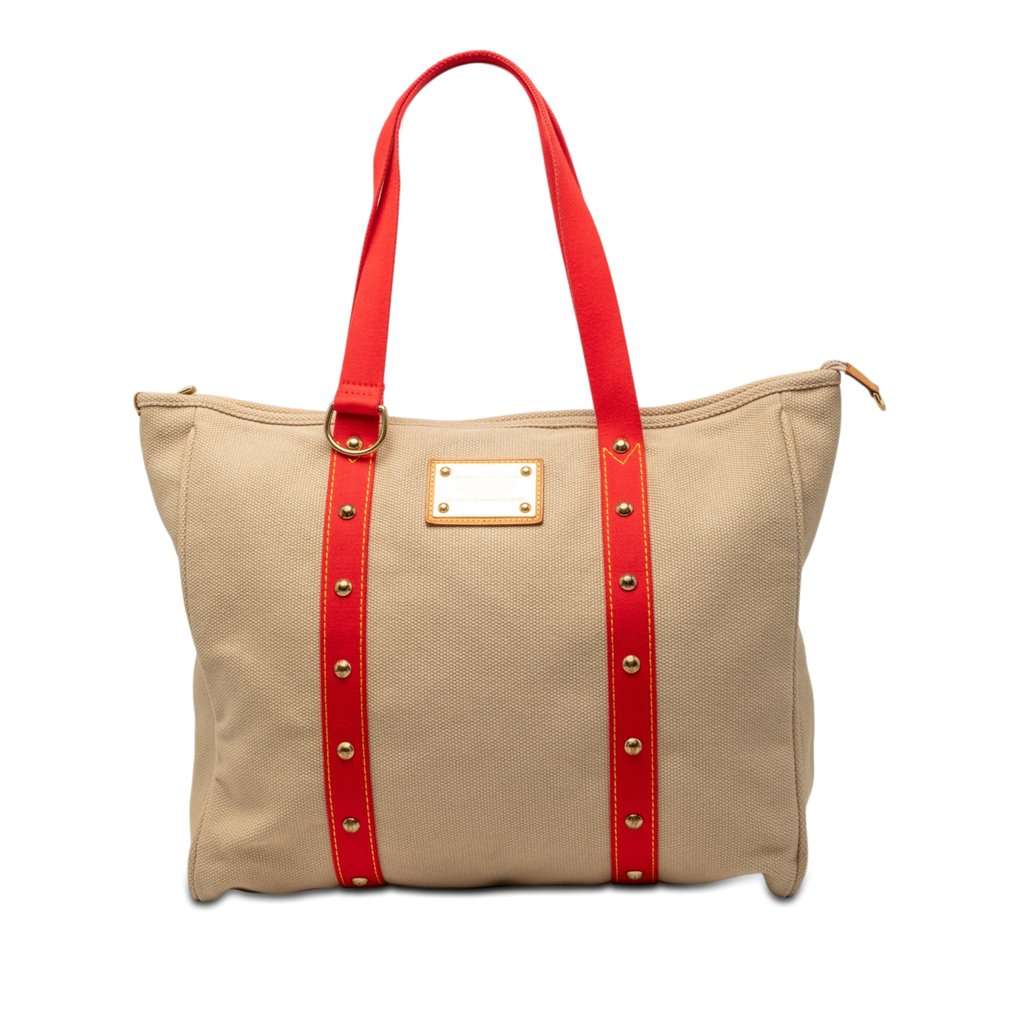 Louis Vuitton Antigua Cabas GM Beige Very good condition - Front View