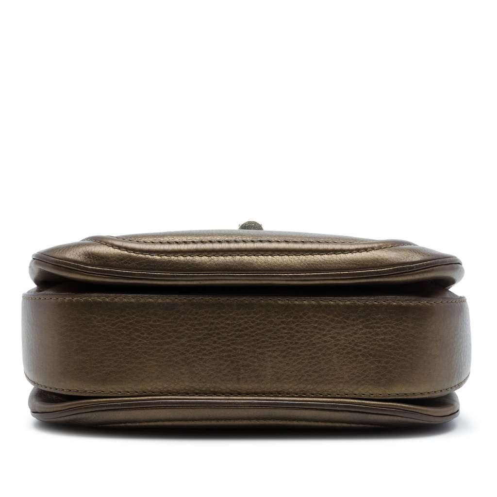 Gucci Medium Leather New Bamboo Satchel Brown Leather Very good - Inside View