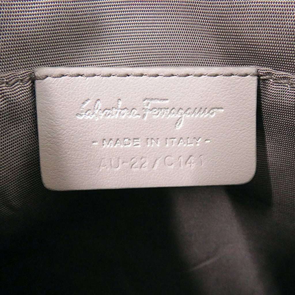 Ferragamo Leather Whipstitch Crossbody MultiColor Leather Very good - Box View