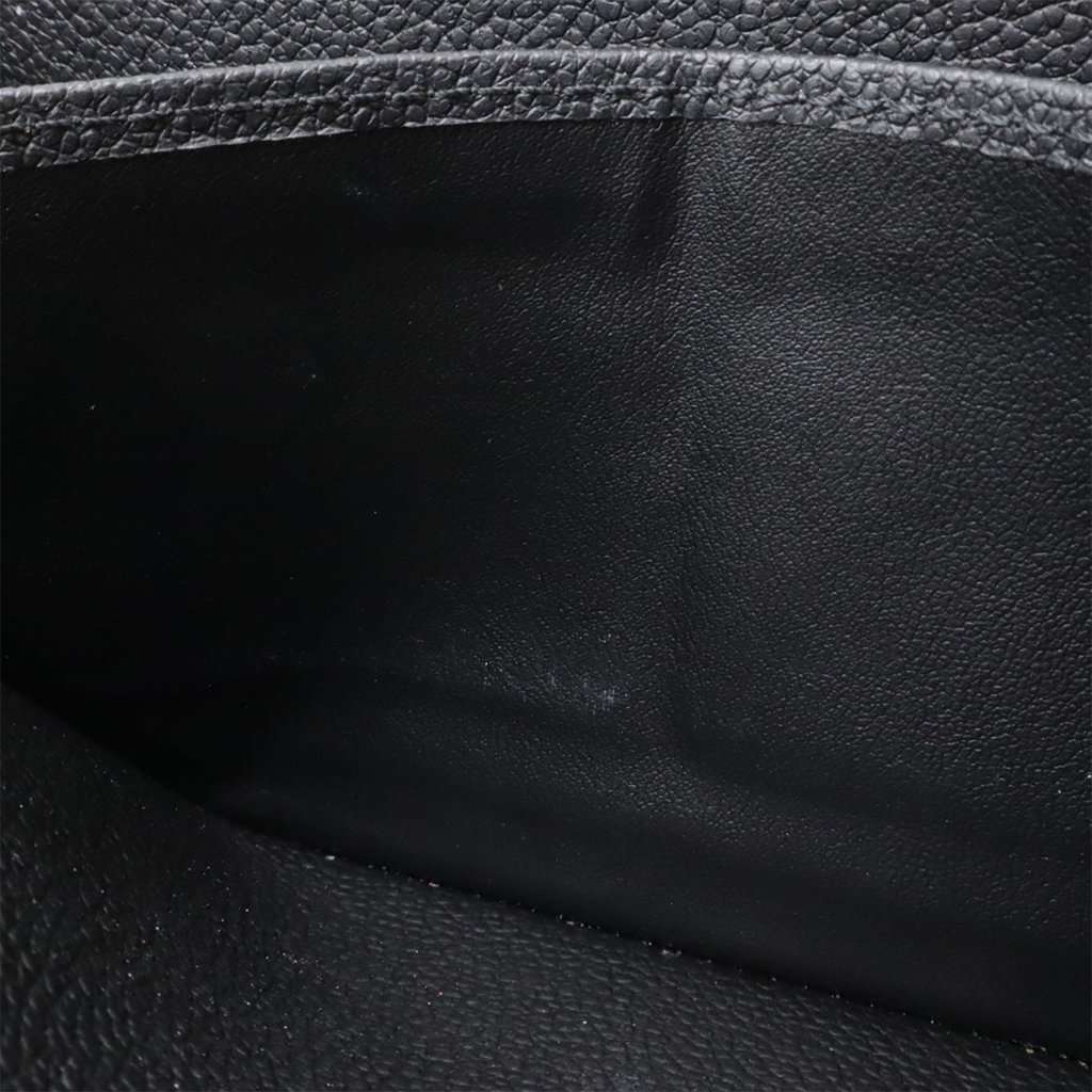 Louis Vuitton Monogram Empreinte Zippy Long Wallet Black Leather Very good - Box View