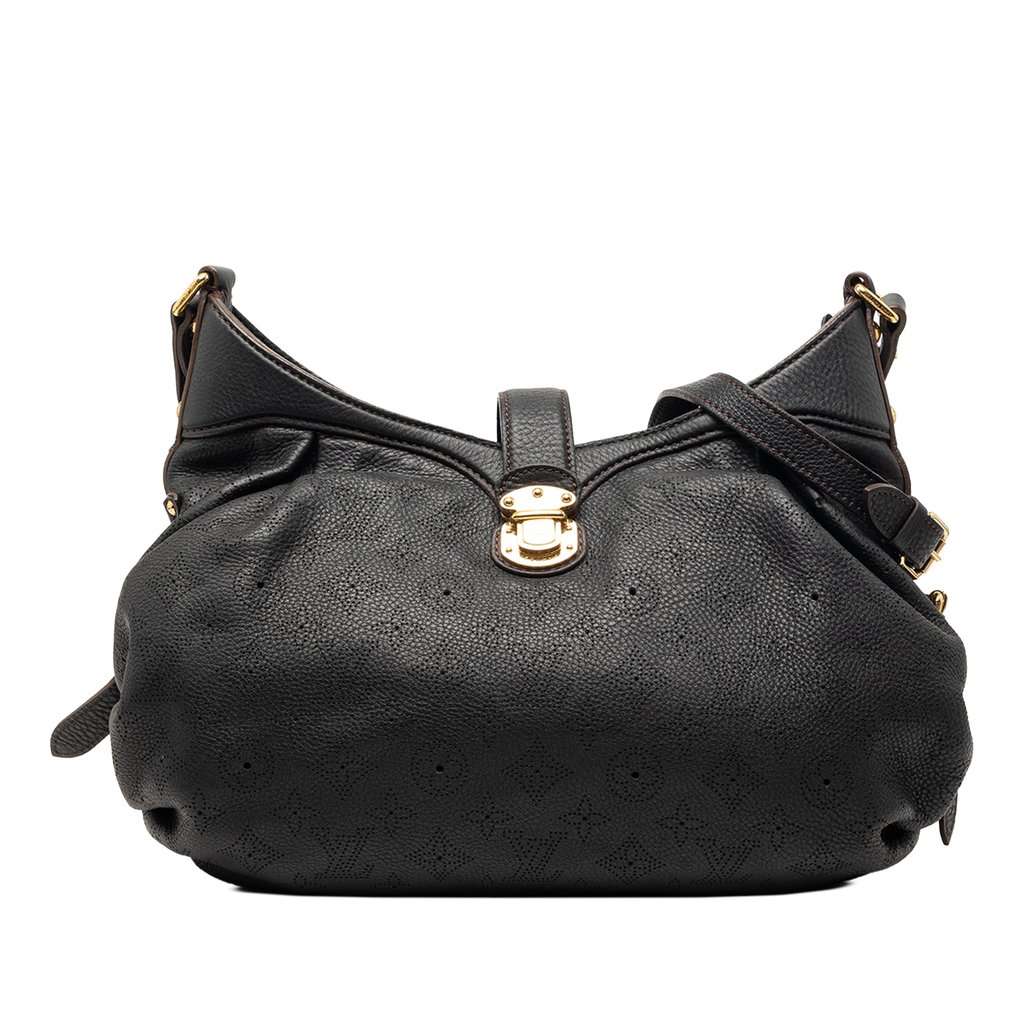 Louis Vuitton Monogram Mahina XS Black Leather Very good condition - Front View