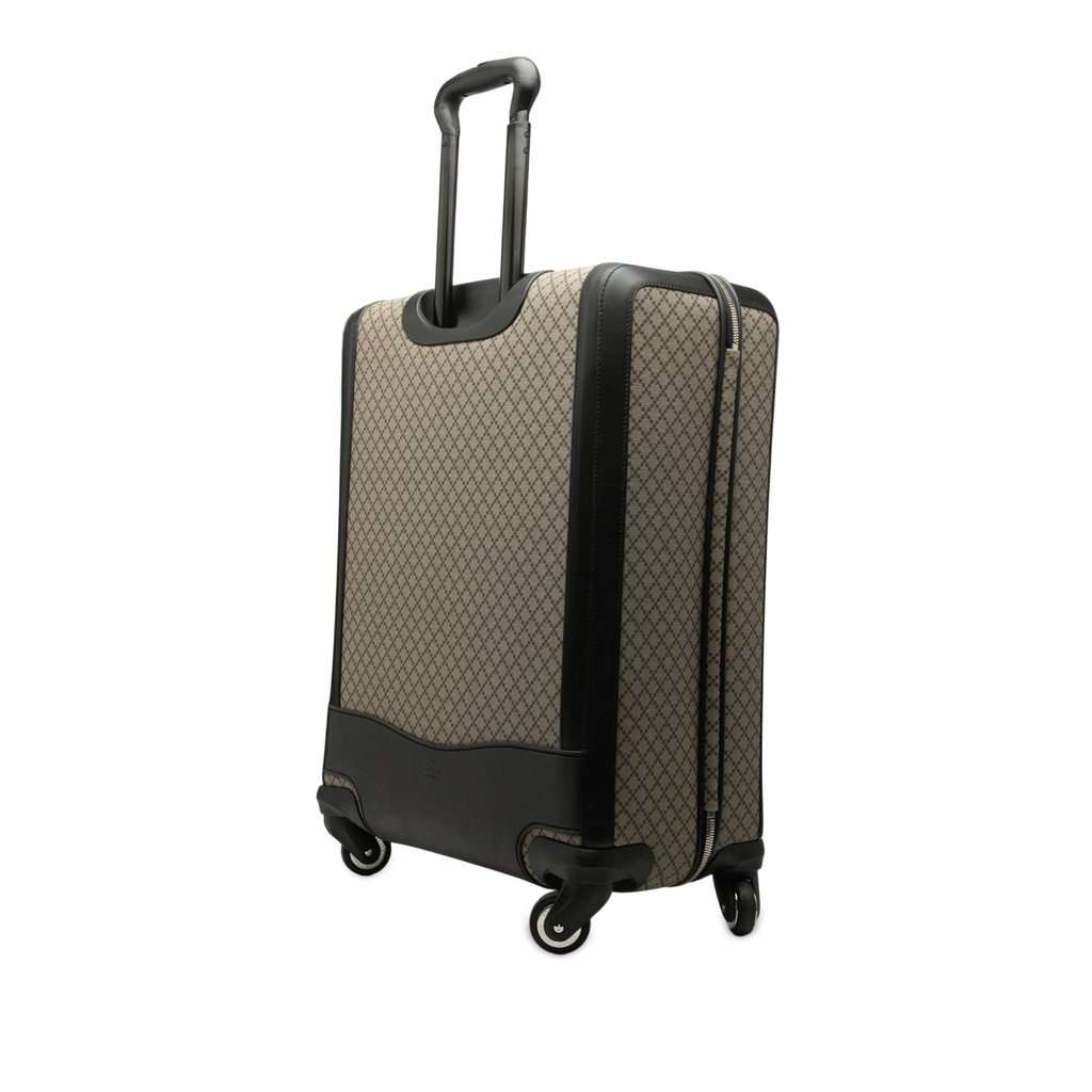 Gucci Diamante Coated Canvas Trolley Beige Very good condition - Back View