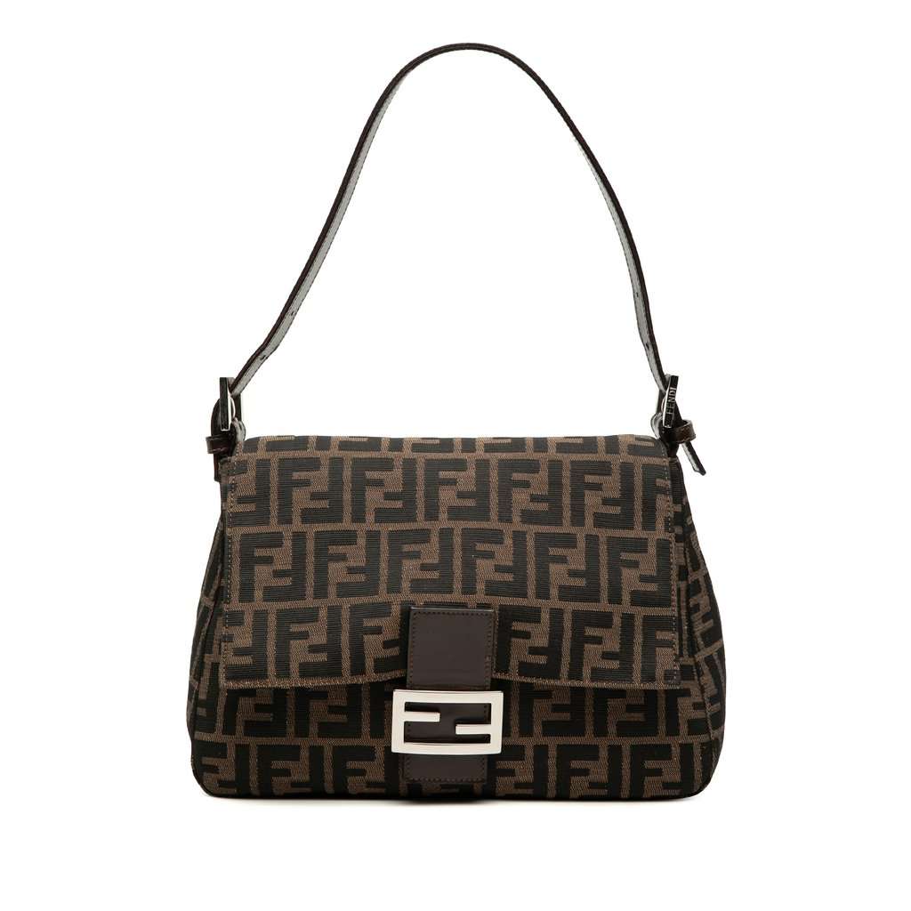 Fendi Zucca Canvas Mamma Forever Brown Very good - Front View