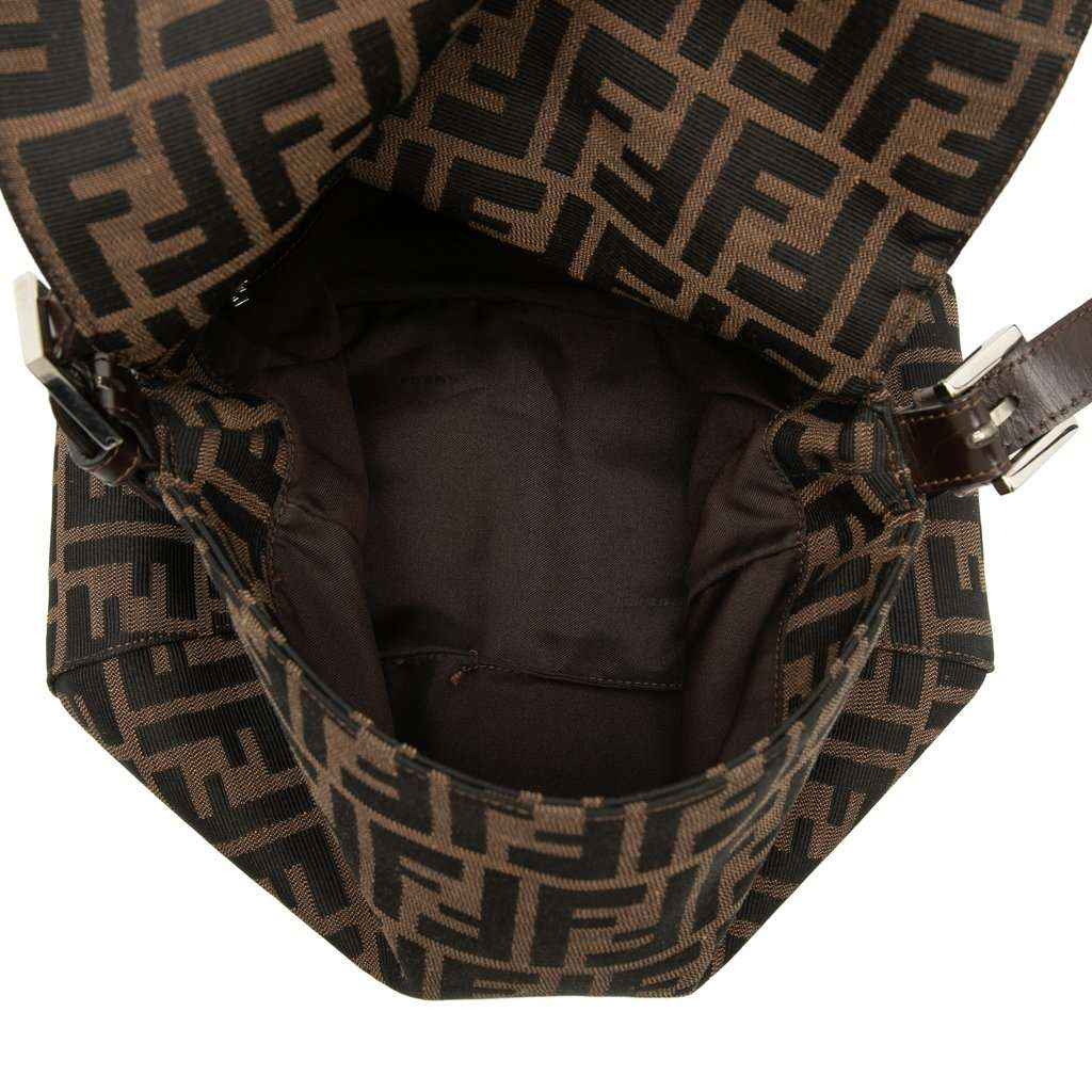 Fendi Zucca Canvas Mamma Forever Brown Very good - Inside View