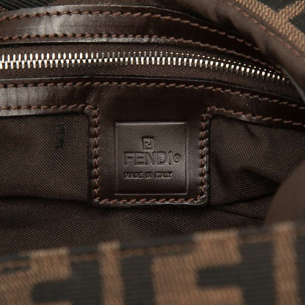 Fendi Zucca Canvas Mamma Forever Brown Very good - Model View