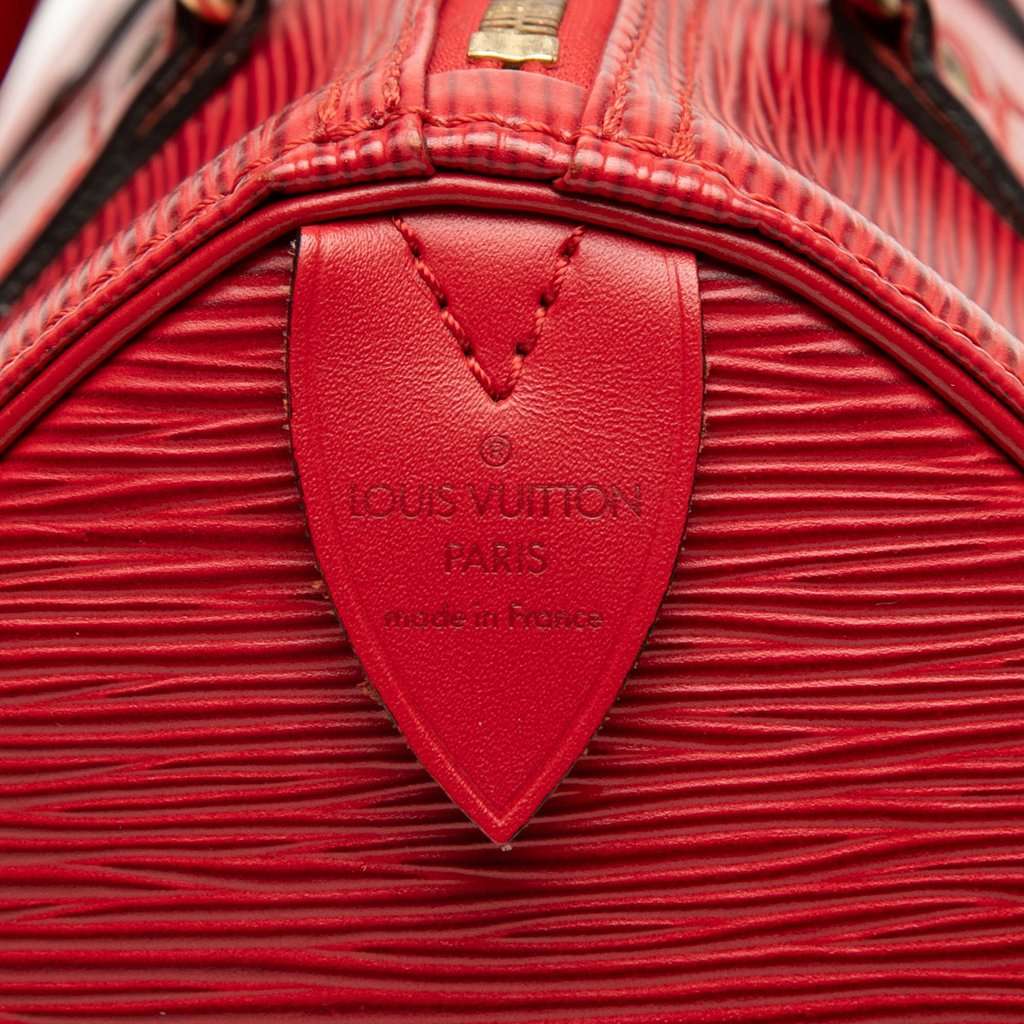 Louis Vuitton Epi Speedy 25 Red Leather Very good condition - Box View