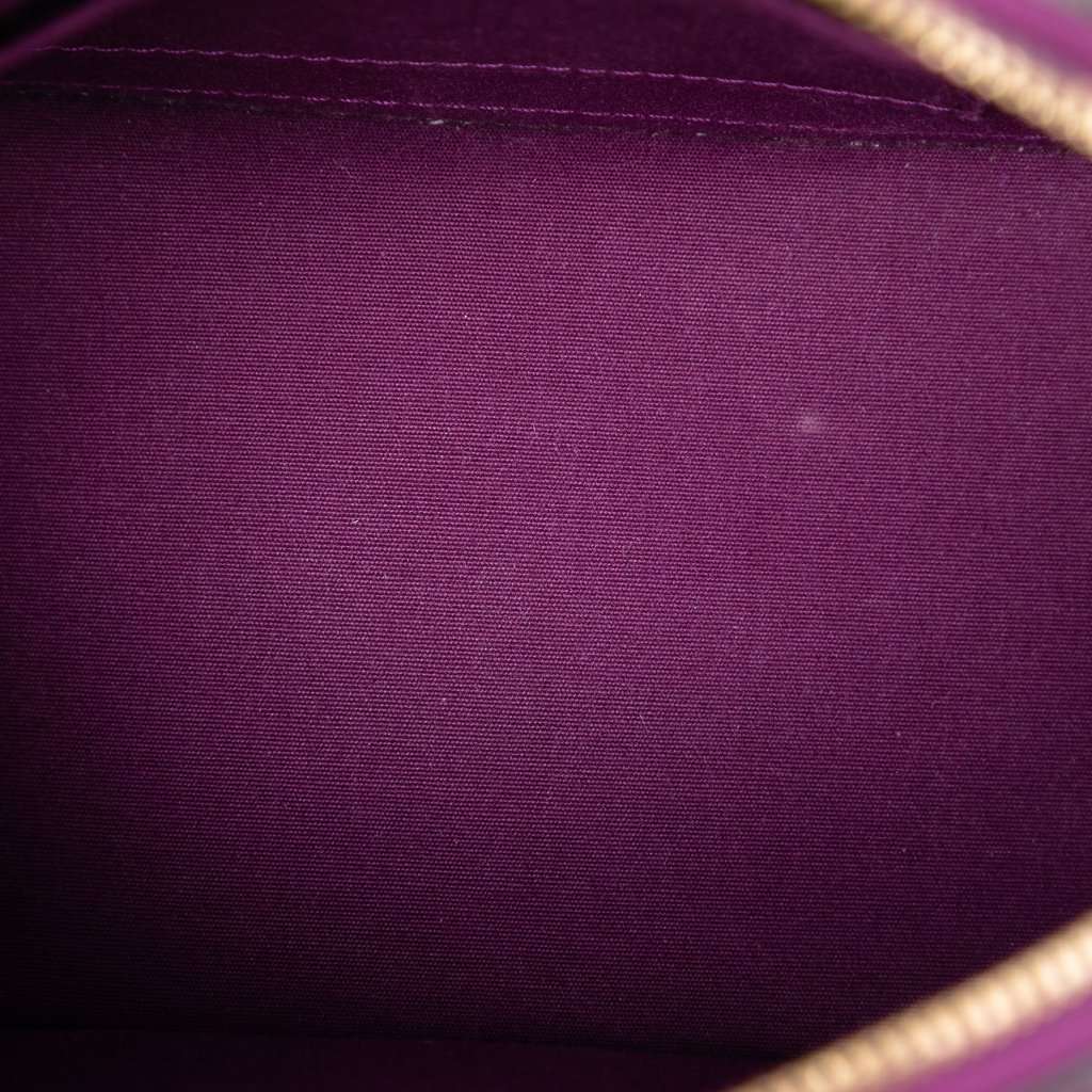 Louis Vuitton Monogram Vernis Alma BB Purple Leather Very good condition - Model View