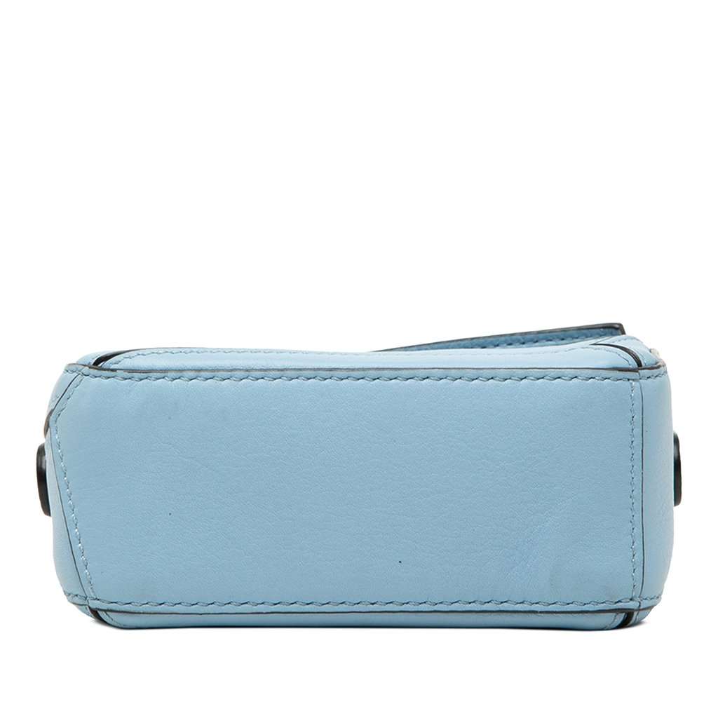 Loewe Nano Calfskin Puzzle Satchel Blue Leather Very good condition - Inside View