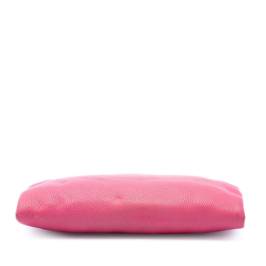 Prada Vitello Daino Clutch Pink Leather Very good - Inside View