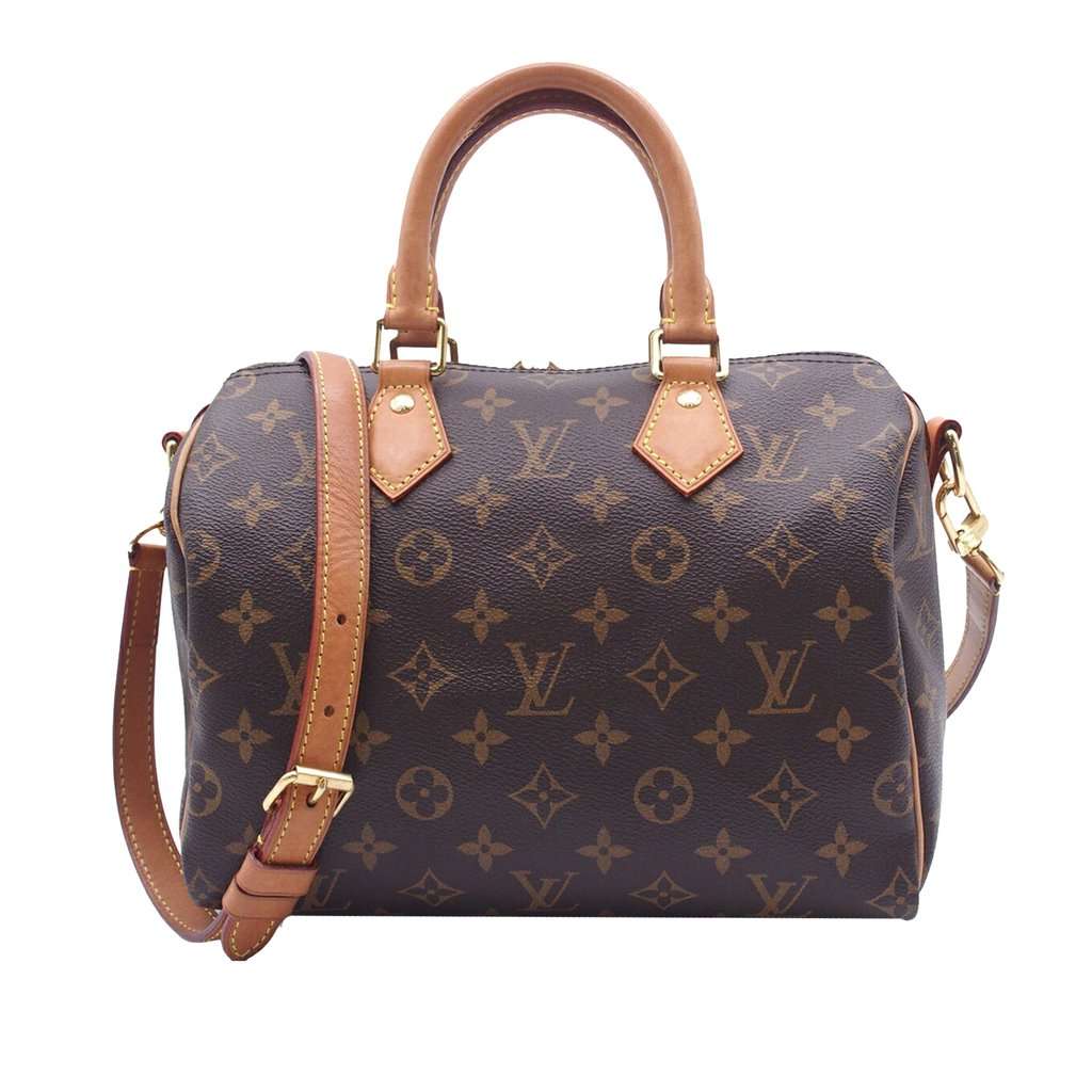 Louis Vuitton Monogram Speedy Bandouliere 25 Brown Very good - Front View