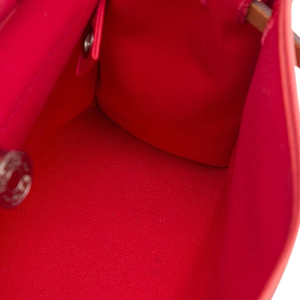Hermès Toile Herbag Zip 31 Pink Very good - Box View