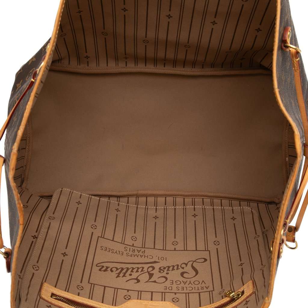 Louis Vuitton Monogram Neverfull GM Brown Very good condition - Model View