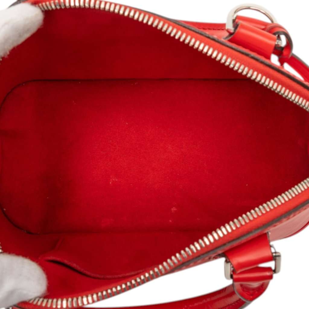 Louis Vuitton Epi Alma BB Red Leather Very good condition - Model View