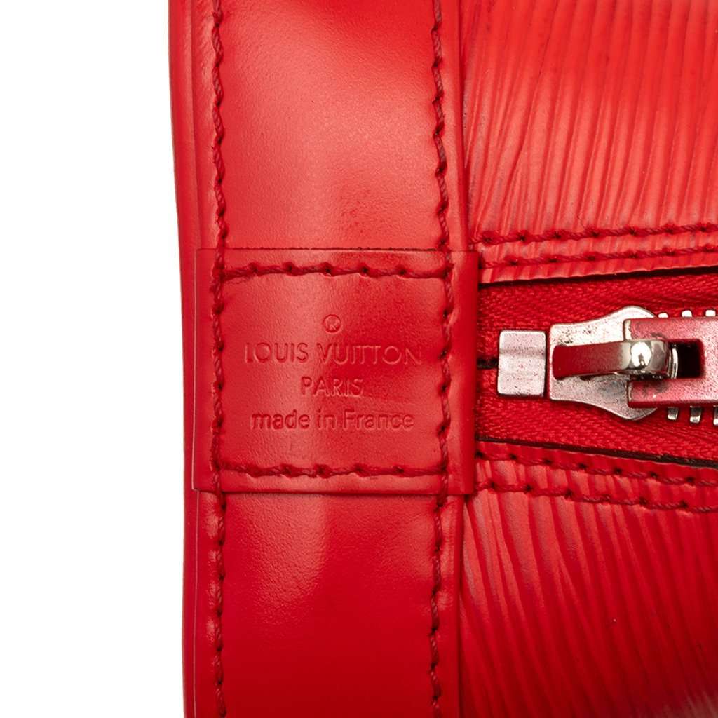 Louis Vuitton Epi Alma BB Red Leather Very good condition - Box View