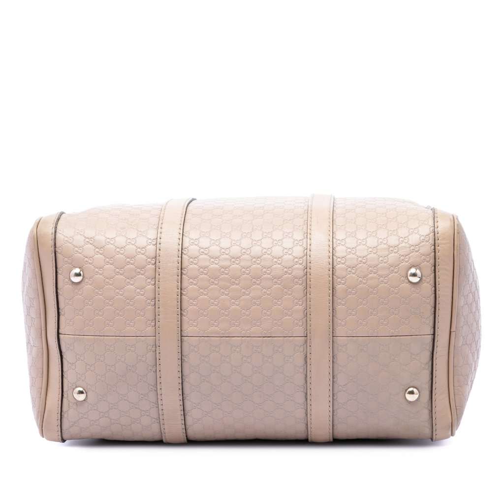 Gucci Medium Microguccissima Joy Boston Bag Brown Leather Very good - Inside View