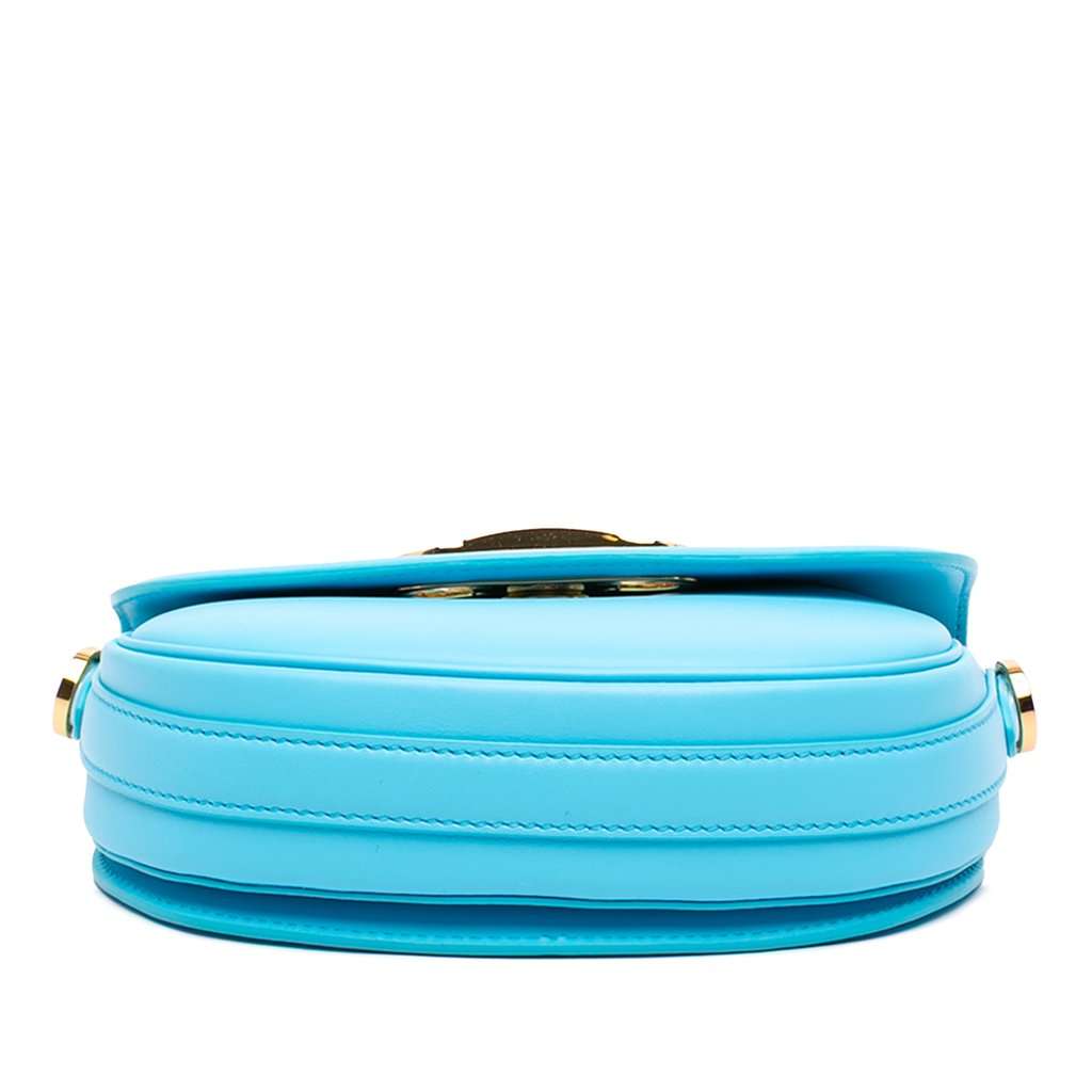 MCM Mini Nappa Mode Travia Crossbody Blue Leather Very good condition - Inside View