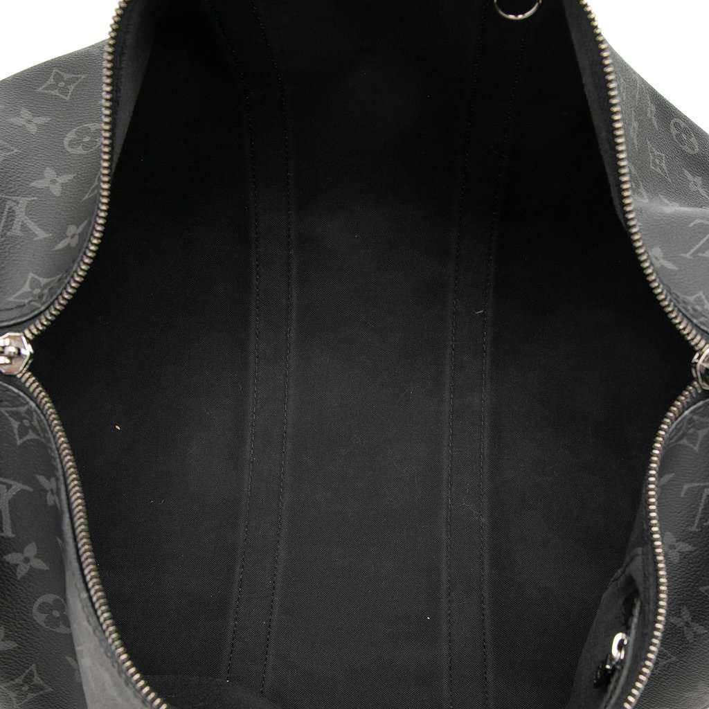 Louis Vuitton Monogram Eclipse Keepall Bandouliere 45 Black Very good condition - Model View