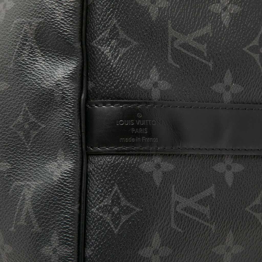 Louis Vuitton Monogram Eclipse Keepall Bandouliere 45 Black Very good condition - Box View
