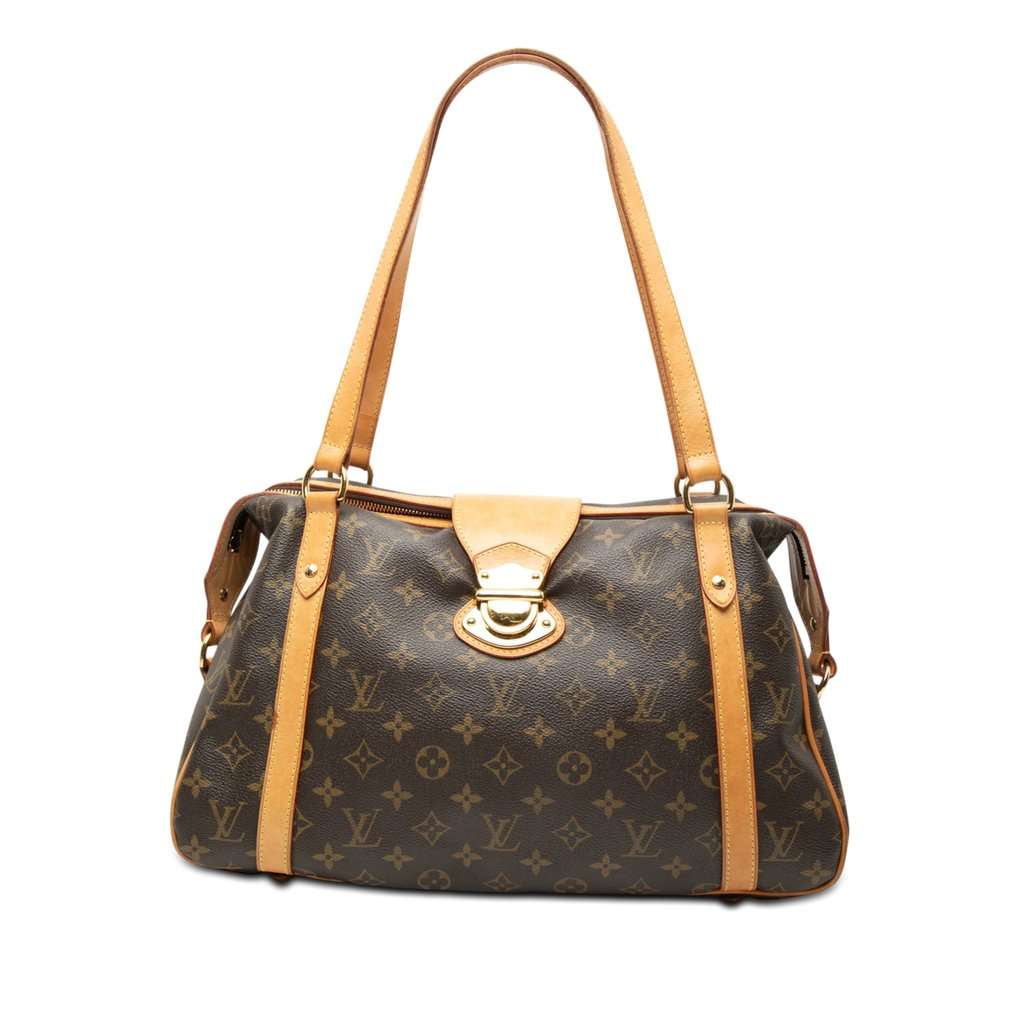 Louis Vuitton Monogram Stresa PM Brown Very good condition - Front View