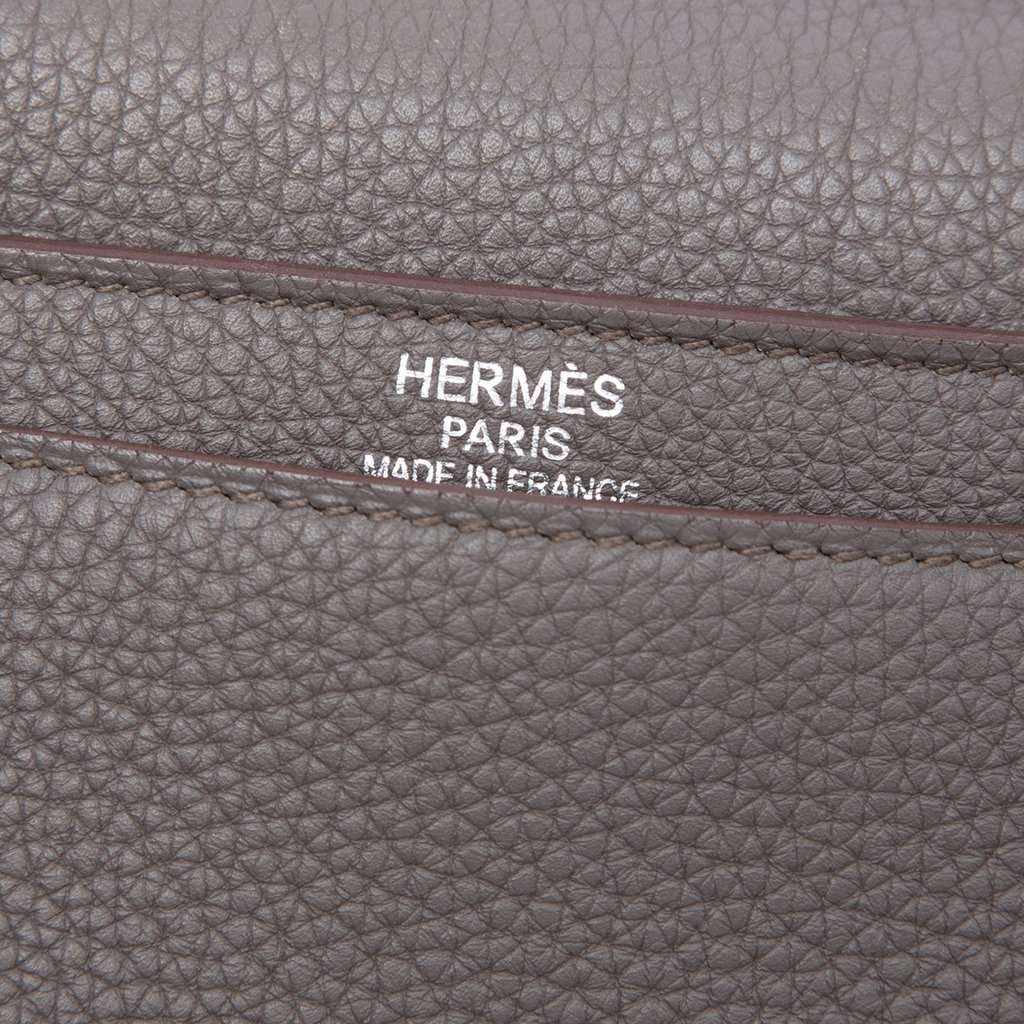 Hermès Togo Sac a Depeches 40 Brown Leather Very good - Box View