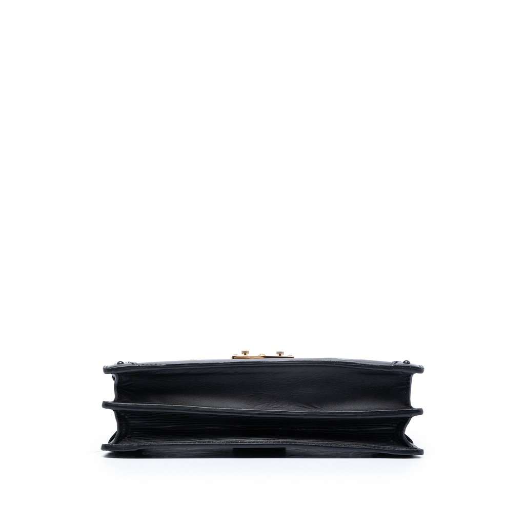 Louis Vuitton Epi Trunk Clutch Black Leather Very good condition - Inside View