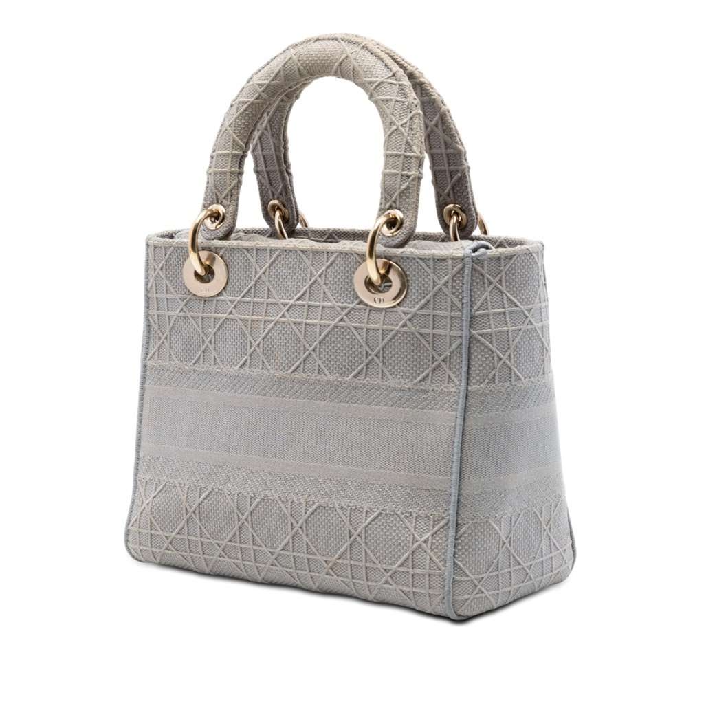 Dior Medium Canvas Cannage Lady D Lite Other Very good condition - Back View