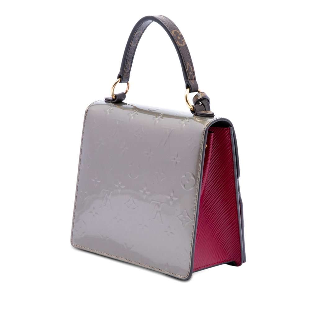 Louis Vuitton Monogram Vernis Spring Street Brown Leather Very good condition - Back View