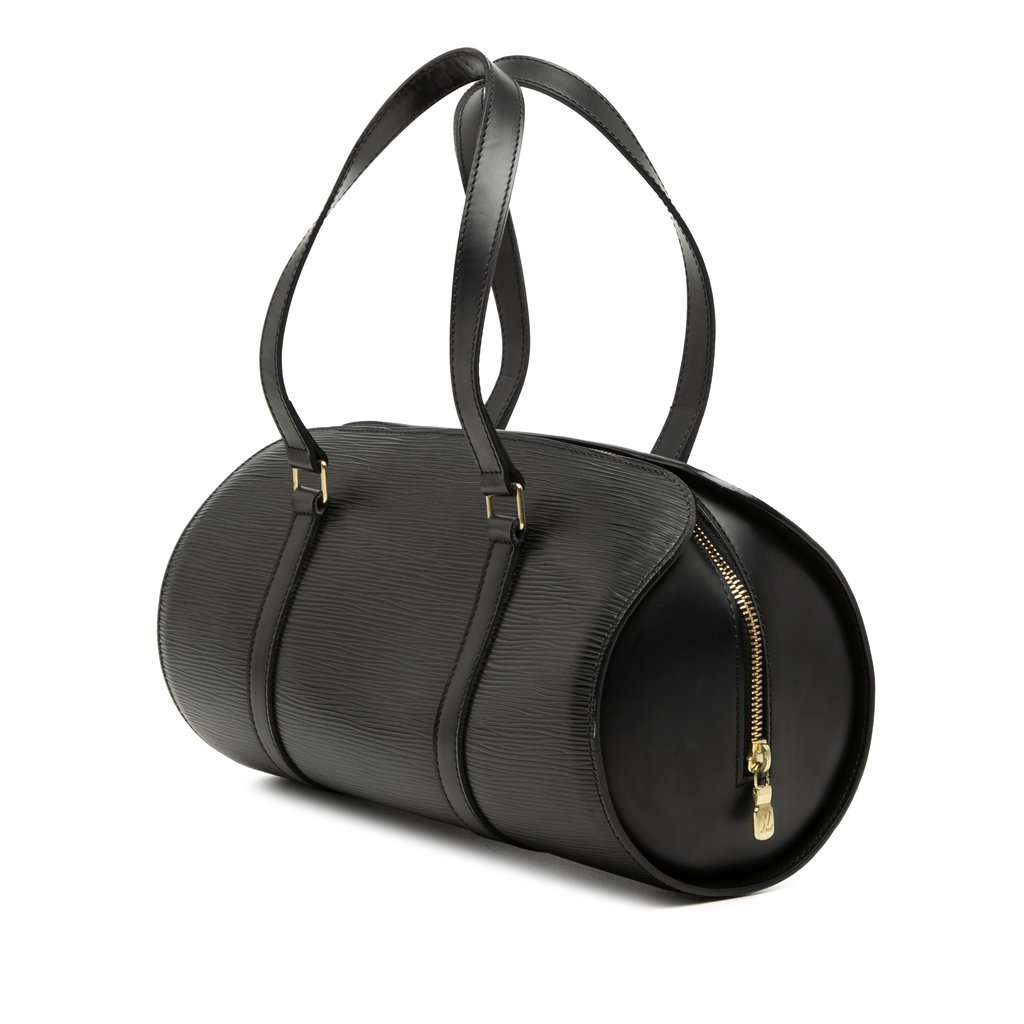 Louis Vuitton Epi Soufflot Black Leather Very good - Back View