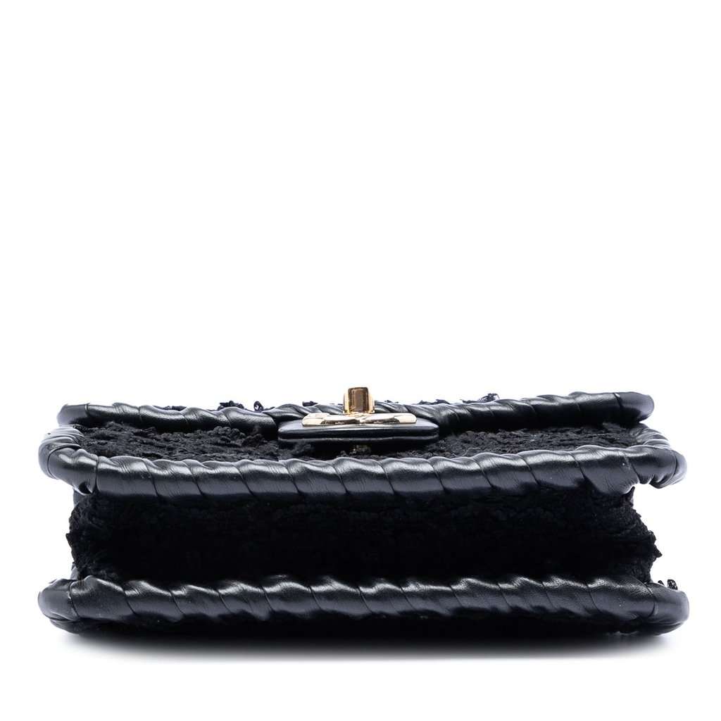Chanel Mini Tweed My Own Frame Flap Black Very good condition - Inside View