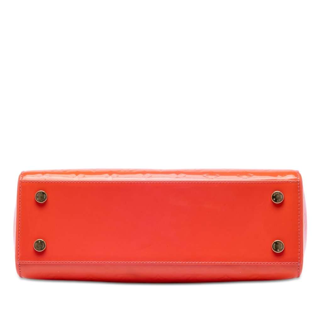 Louis Vuitton Monogram Vernis Brea MM Orange Leather Very good - Inside View