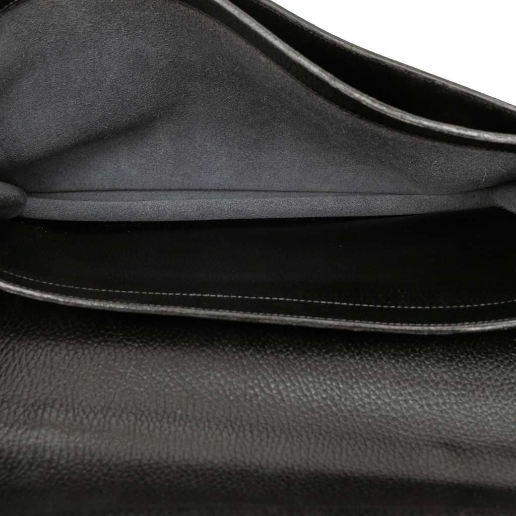 Hermès Ardennes Kelly Depeches 38 Black Leather Very good condition - Model View