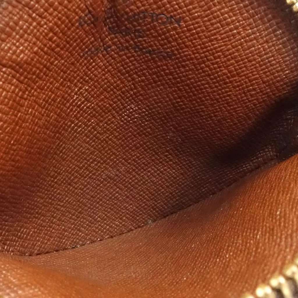 Louis Vuitton Monogram Porte Monnaie Round Coin Purse Brown Very good condition - Model View