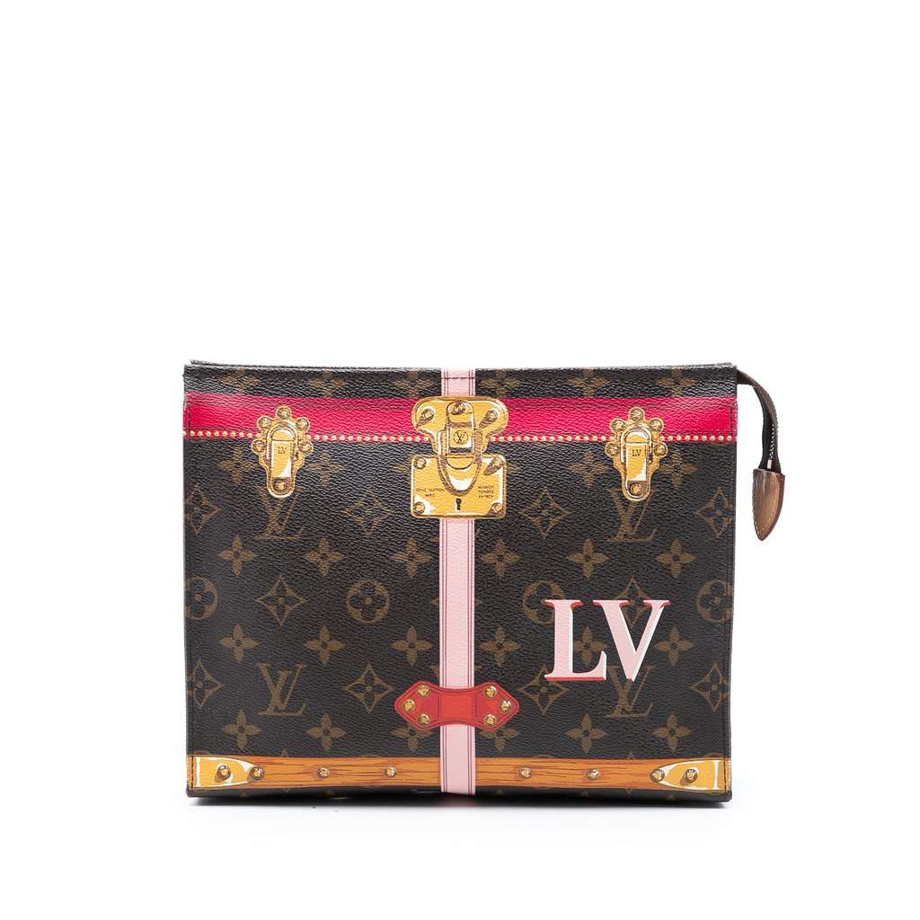 Louis Vuitton Monogram Summer Trunks Toiletry Pouch 26 Brown Very good condition - Front View