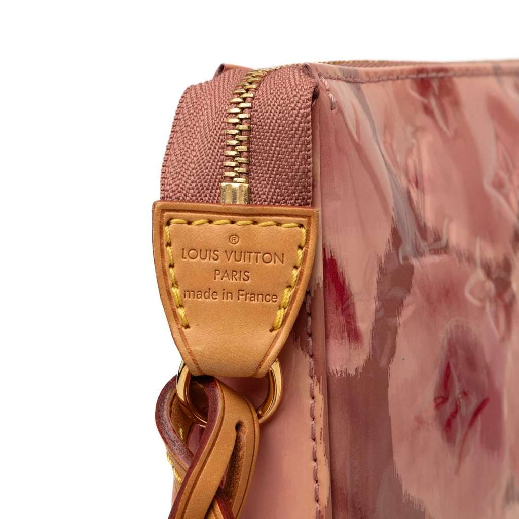 Louis Vuitton Monogram Vernis Ikat Pochette Accessoires Pink Leather Very good - Box View