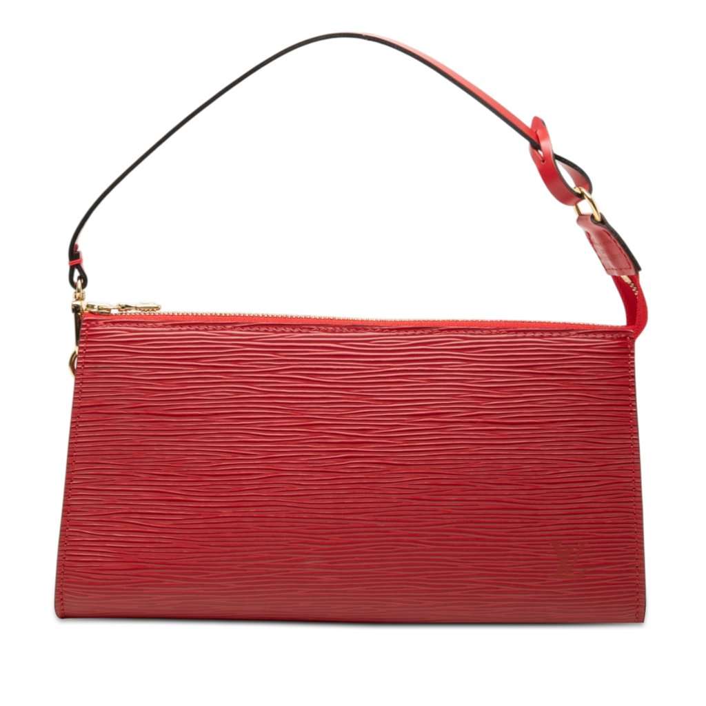 Louis Vuitton Epi Pochette Accessoires Red Leather Very good - Front View