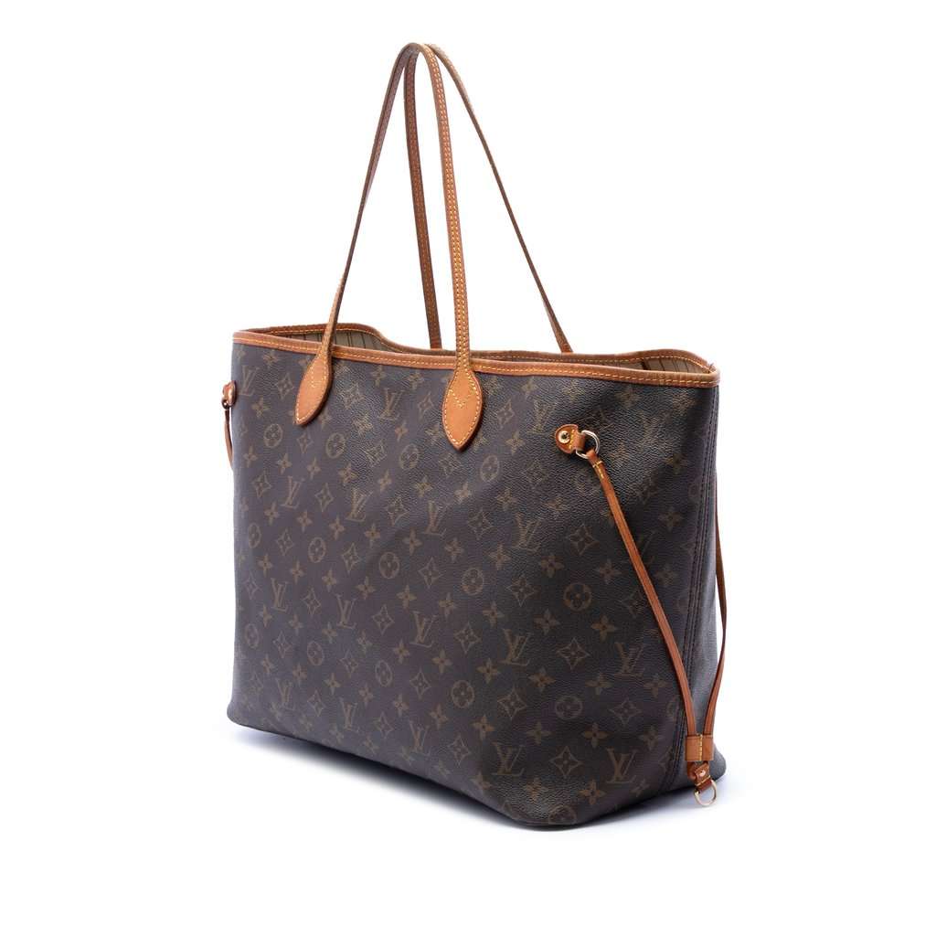 Louis Vuitton Monogram Neverfull GM Brown Very good condition - Back View