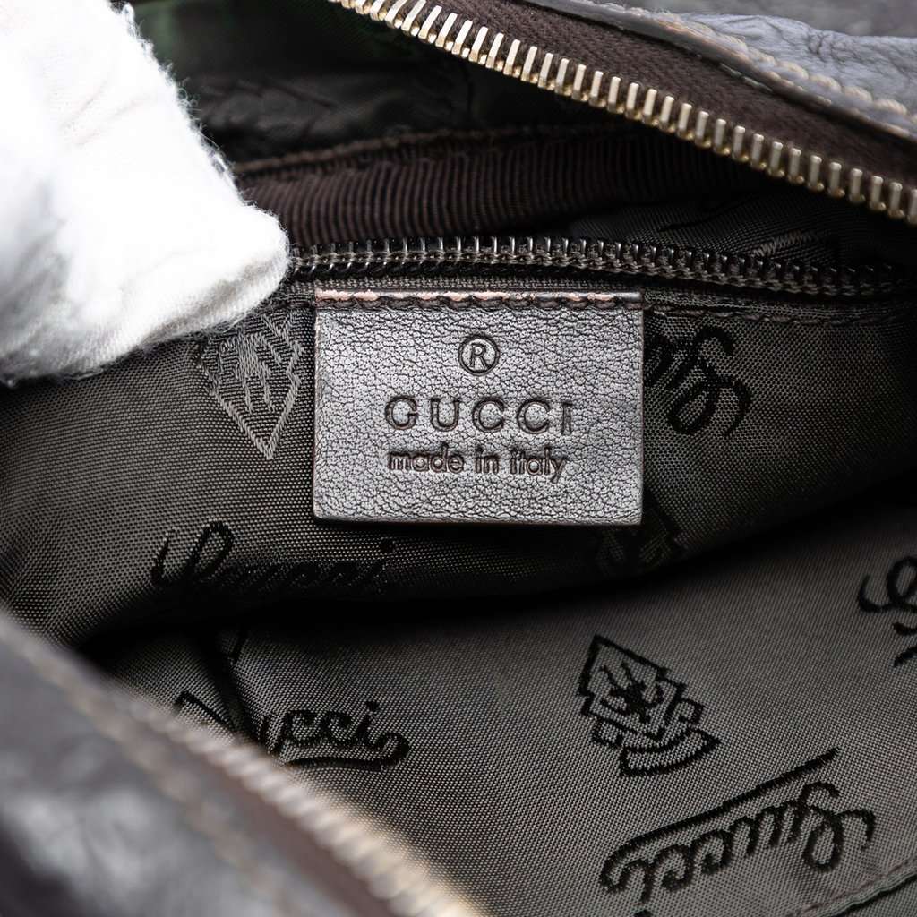 Gucci Guccissima Crossbody Brown Leather Very good condition - Box View