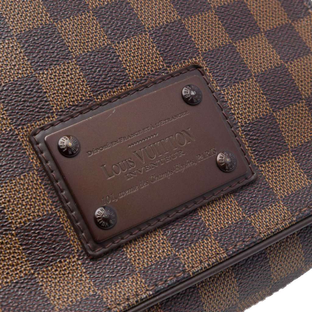 Louis Vuitton Damier Ebene Brooklyn PM Brown Very good condition - Box View