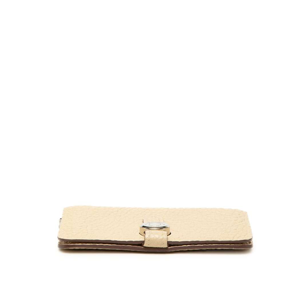Hermès Clemence Dogon Card Holder with Chain Beige Leather Very good condition - Inside View