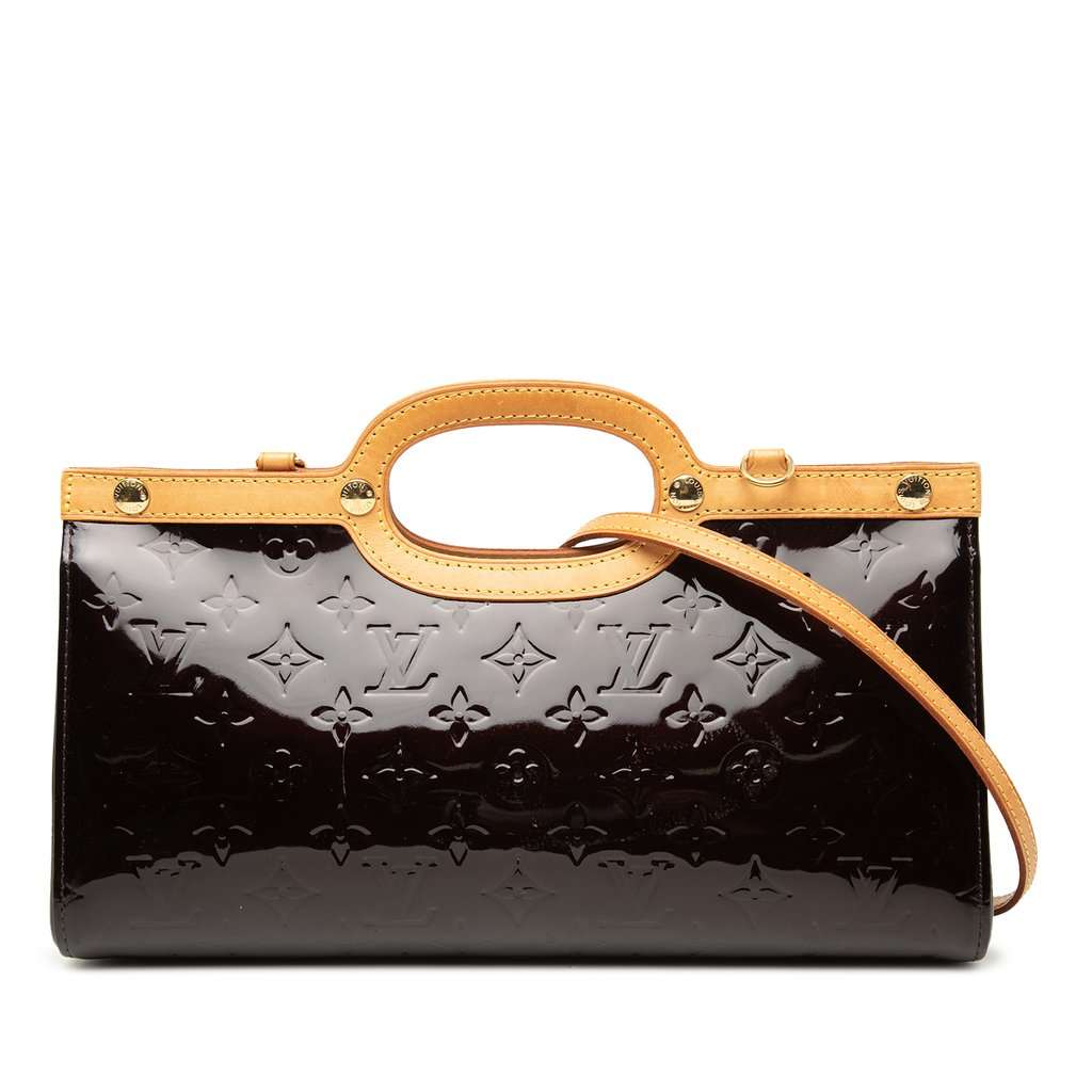 Louis Vuitton Monogram Vernis Roxbury Drive Purple Leather Very good condition - Front View